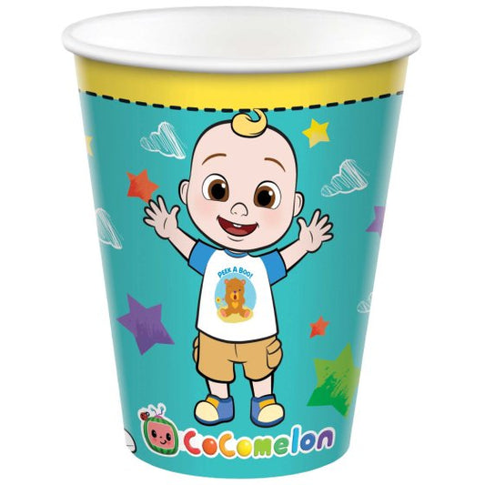Cocomelon Paper Cups - 9oz / 266ml (Pack of 8)