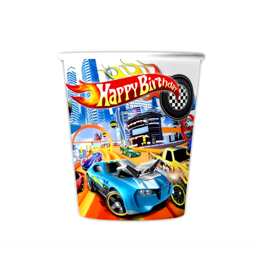 Racing Car Paper Cups (Pack of 10)