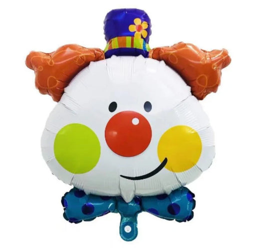 Circus Clown Foil Balloon